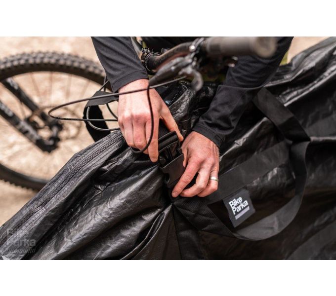 mountainbike transporttasche BikeParka Transporttasche Roughsac / Black – BKE-DEALS