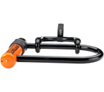 Kryptonite Bügelschloss Messenger Mini+ / Schwarz-Orange
