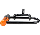 Kryptonite Bügelschloss Messenger Mini+ / Schwarz-Orange