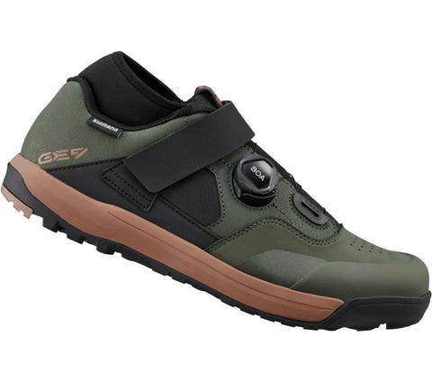 Shimano Fahrradschuhe GE900 / Olive-Grün