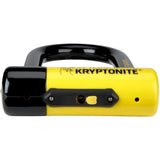 Kryptonite Bügelschloss New York FAHGETTABOUDIT / Schwarz-Gelb