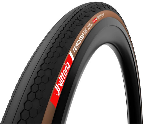 Vittoria Terreno T10 Hardpack Gravel Endurance Faltreifen / Braun-Schwarz