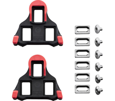 Shimano SPD-SL Schuhplatten / Rot / SM-SH10