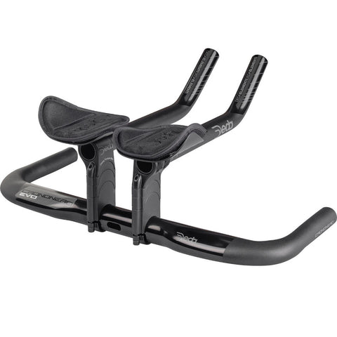 Deda Crononero Evo DCR Aero Zeitfahrlenker Alu Schwarz (POB) 31,7 mm /420 mm / J-Bend