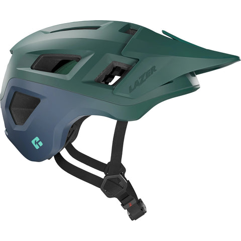 Lazer Mountainbikehelm Coyote KinetiCore / Matte Green Blue