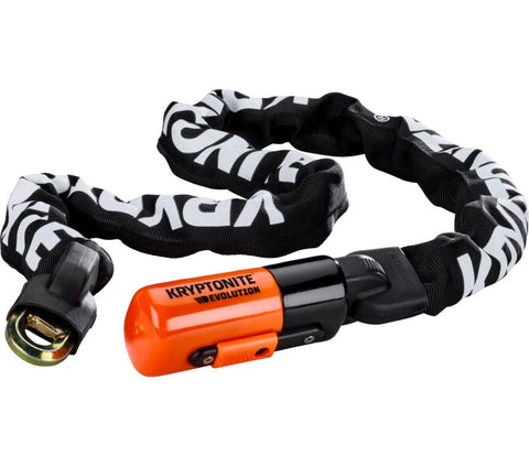 Kryptonite Kettenschloss Evolution 1012 / Schwarz-Orange