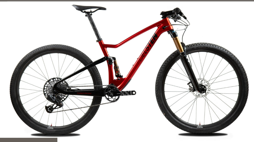 crossbike xt komplett EDELSTEN HT2 Fullsuspension Bike 29" Vulcano Rosso Racing Pack Deore X – BKE-DEALS