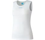 Shimano W's VERTEX MESH Sleeveless Baselayer / White