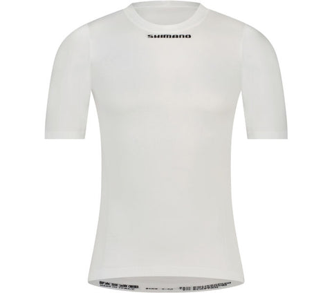 Shimano VERTEX Short Sleeve Baselayer White