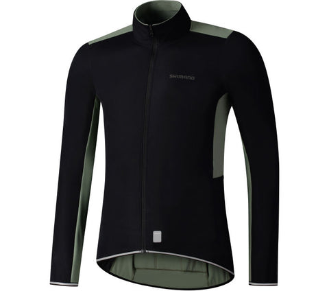 Shimano EVOLVE Wind Jersey Insulated Army Green