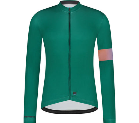 Shimano VERTEX Long Sleeves Jersey Printed / Mirror Green