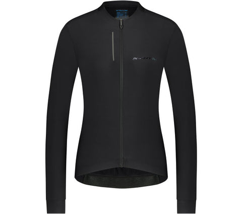 Shimano W's S-PHYRE Thermal Long Sleeve Jersey / Schwarz