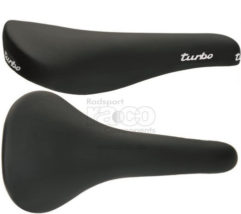 Selle Italia Turbo 1980 Vintagesattel / Schwarz