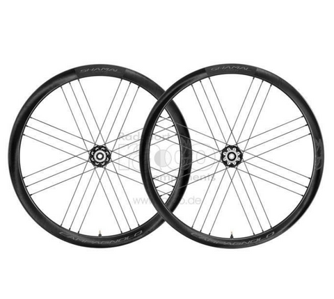 Campagnolo Shamal Carbon C21 Disc 2-Way-Fit Laufradsatz 28" | CA N3W | Drahtreifenfelge | HH12/100 - HH12/142 , AFS/Centerlock, tubeless/UST | WH21-SHCDFR40N