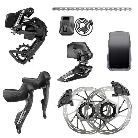 sram fahrradcomputer SRAM Schaltgruppen-Set Force AXS E1 / inklusive Hammerhead Fahrradcomp – BKE-DEALS