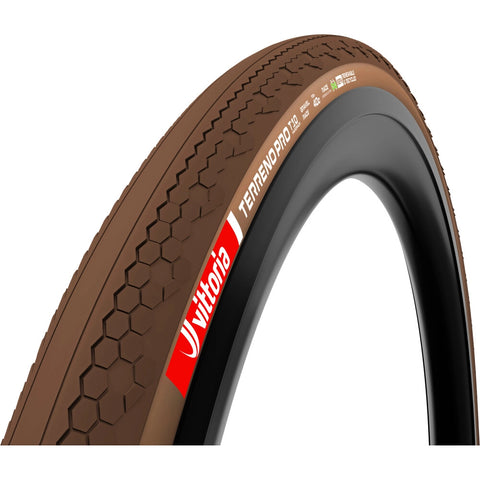 Vittoria Terreno Pro T10 Hardpack Gravel Race Faltreifen / Braun
