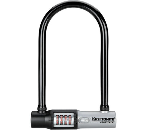 Kryptonite Bügelschloss Kryptolok Combo STD / Schwarz-Silber