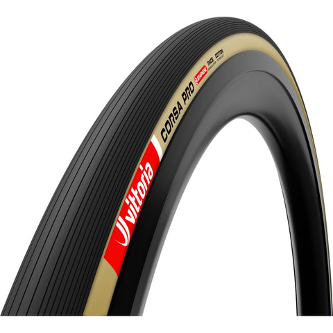 Vittoria Corsa Pro Schlauchreifen Faltreifen / Schwaez-Beige