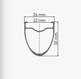 DT Swiss E550 Alloy Laufradsatz Clincher Centerlock schwarz