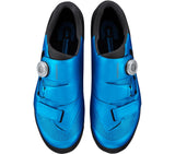 Shimano Fahrradschuhe XC502 / Blau / Breite Ausführung