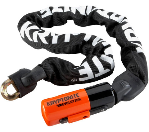 Kryptonite Kettenschloss Evolution 1090 / Schwarz-Orange