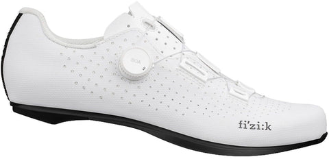 Fizik Rennschuh Tempo Decos Carbon / White / Breite Ausführung