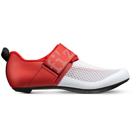 Fizik Transiro Hydra Triathlonschuhe Unisex - Weiß / Metallic Red
