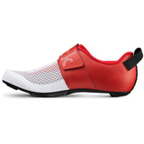 Fizik Transiro Hydra Triathlonschuhe Unisex - Weiß / Metallic Red