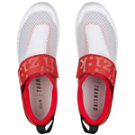 Fizik Transiro Hydra Triathlonschuhe Unisex - Weiß / Metallic Red
