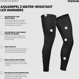 GripGrab AquaRepel 2 Wasserabweisende Beinlinge / Schwarz