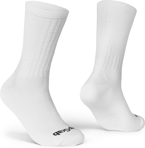 GripGrab FastStream Aero Radsport Socken / Weiß