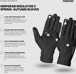 GripGrab Insulator 2 Frühling-Herbst Übergangshandschuhe / Schwarz