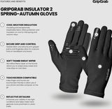 GripGrab Insulator 2 Frühling-Herbst Übergangshandschuhe / Schwarz