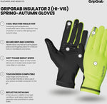GripGrab Insulator 2 Frühling-Herbst Übergangshandschuhe / Schwarz-Gelb