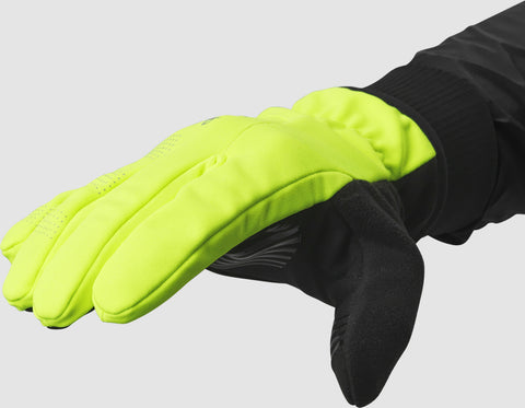 GripGrab RIDE 2 Winddichte Winter Handschuhe / Schwarz-Gelb