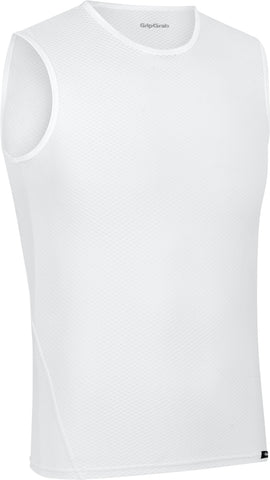 GripGrab Ultralight Mesh Ärmelloses Unterhemd / Weiß