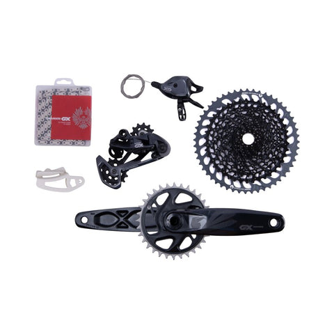 SRAM Schaltgruppen-Set GX Eagle / Schwarz / 12-Fach / 170 mm