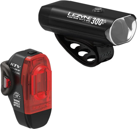 Lezyne Beleuchtungsset Micro Drive 300+ StVZO / KTV Drive StVZO