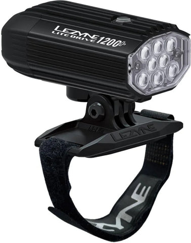 Lezyne Helmlampe Lite Drive 1200+ / Schwarz
