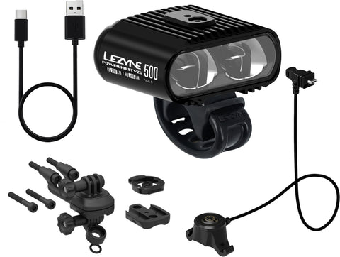 Lezyne Frontlicht Power High Beam 500 Loaded StVZO / Schwarz