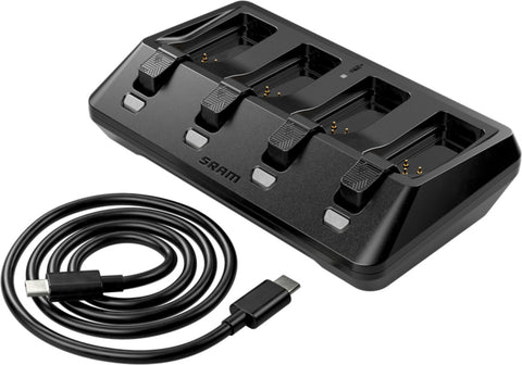 Sram Ladegerät für 4 Batterien / Schwarz