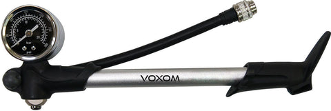 Voxom Fahrrad Gabel-/Dämpferpumpe Pu7 / Schwarz-Silber
