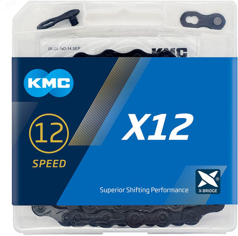 KMC X12 Kette 12-Fach Schwarz